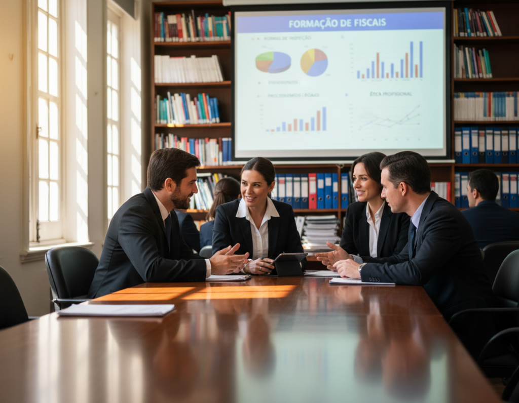 Training course for tax inspectors.